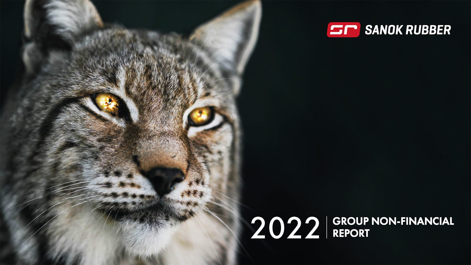 Non financial and sustainability report for 2022 by Sanok Rubber Group (graphic: Tomek Paszkiewicz)